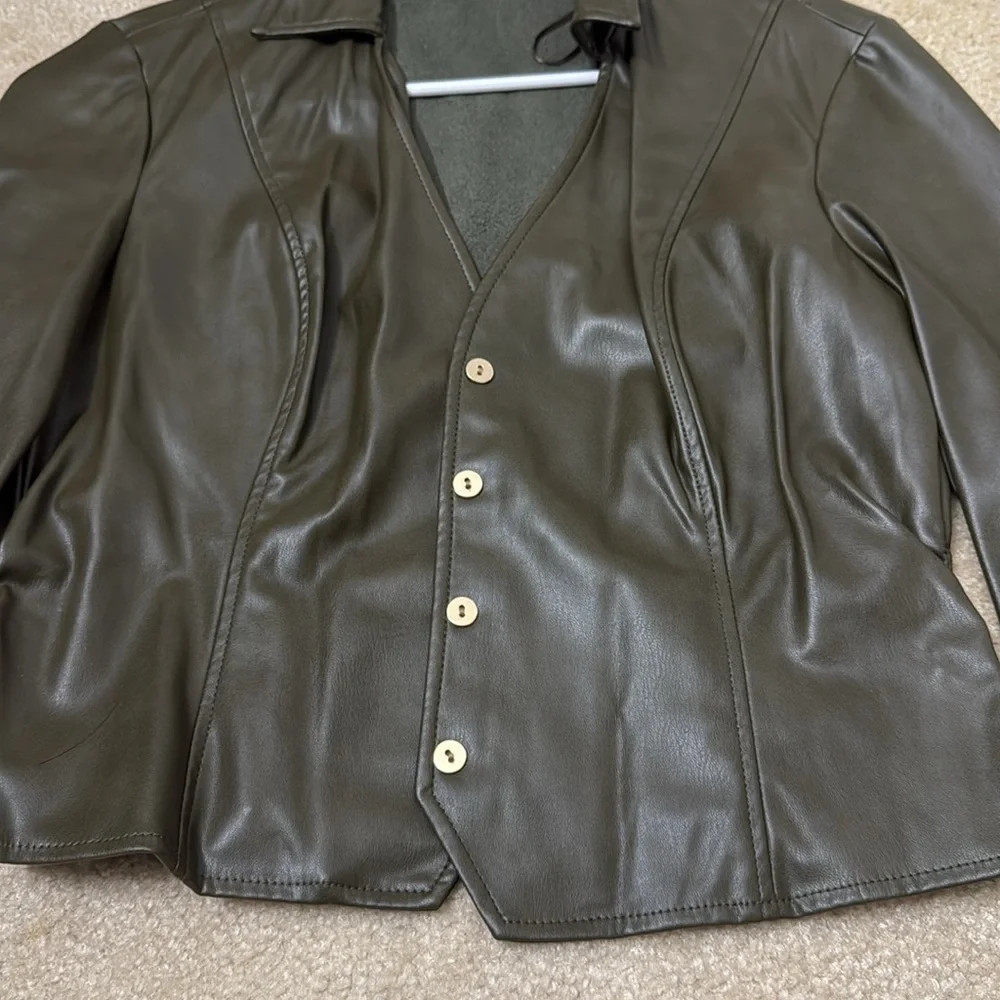 Zara Leather Jacket - Picture 3 of 5